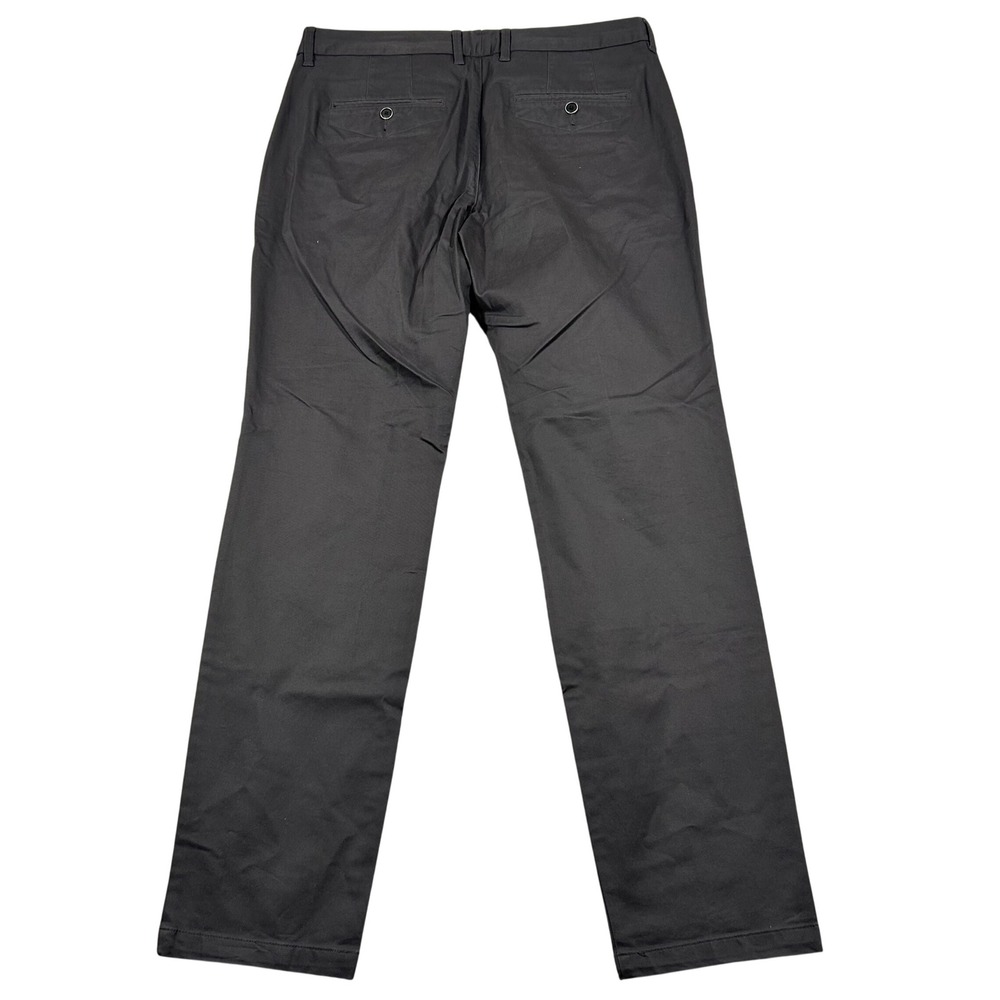Perk Feel Good Chinos Men 34/32 Charcoal Grey Slim Fit Stretch Cotton Trousers - Picture 3 of 7